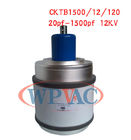 Высоковольтный переменный керамический конденсатор 20~1500пф 12КВ ККТБ1500/12/120 вакуума