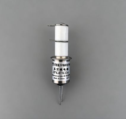 Купить JPK47A334 SPST-NO Высоковольтный вакуумный реле переключатель с 1 миллионом механического срока службы компактный размер Φ13.3*H61.5 и низкое сопротивление контакта 0.02Ω online manufacture