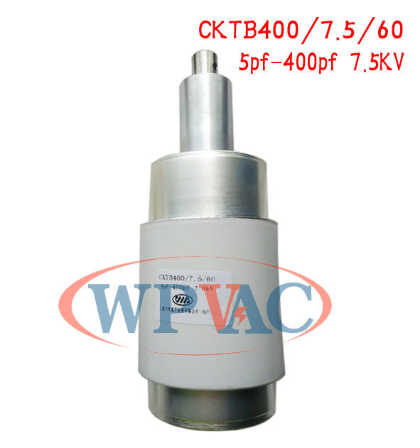 Сохраните высокое напряжение конденсатора 8-400пф 7.5КВ/10КВ вакуума космоса керамическое переменное